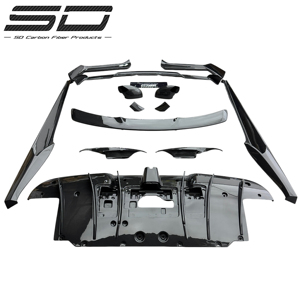 Vendita calda N Style in fibra di carbonio Set completo Body Kit diffusore posteriore per <span class=keywords><strong>F</strong></span> 488 - Product Image 2