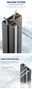 Eloyd, diseño moderno, apilador de doble acristalamiento, puertas corredizas de aluminio <span class=keywords><strong>para</strong></span> patio, ventanas y puertas panorámicas exteriores comerciales, Australia - Product Image 6