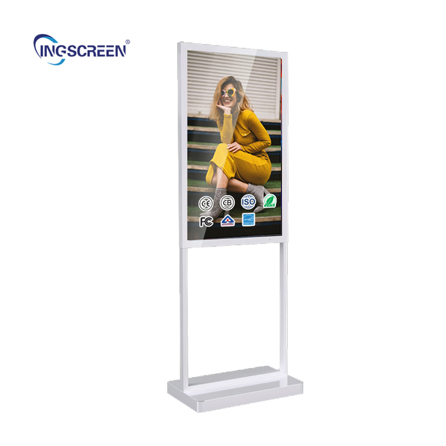 INGSCREEN Wholesale Window Media Player Aluminum Alloy Body Stable 24/7 Operation HDR Optional 4G Module Digital Signage