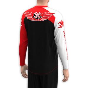 ชุดกันฝนสำหรับขี่มอเตอร์ไซค์แบบแขนยาว พิมพ์ลายโลโก้ตามสั่ง ชุดแข่งรถ ชุดขี่มอเตอร์ไซค์ แบบสั่งทำพิเศษ - Product Image 6