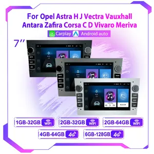 Autoradio Android 13 2Din pour <span class=keywords><strong>Opel</strong></span> Vectra C Zafira B Corsa D C <span class=keywords><strong>Astra</strong></span> H G Jvivaro Meriva, Navigation Multimédia, Unité Principale - Product Image 2