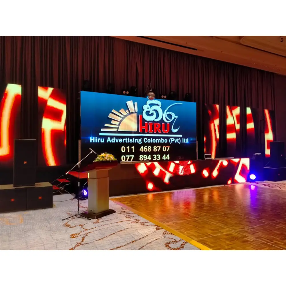 Noleggio Indoor 500 x500mm P3.91 3.91 schermo a Led per eventi Led Wall Support Truss System Wedding Trade Show Display a Led