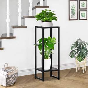 Soporte de Metal para Plantas con Acabado Cromado, Exhibición de Piso, <span class=keywords><strong>Porta</strong></span> Macetas para Decoración del Hogar - Product Image 3