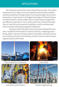 Aice <span class=keywords><strong>Tech</strong></span> ABSD-01B Industrielles Infrarot-Thermometer Temperatursensor mit IP65-Schutzklasse 4-20mA Kommunikation Ohne Display - Product Image 6