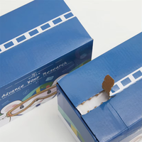Boîte en carton ondulé kraft personnalisée avec bande détachable pour l'expédition, l'emballage cadeau, les vêtements, les bougies, les parfums