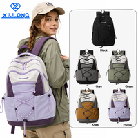 Sac à dos décontracté moderne grande capacité pour étudiants, sac d'école, sac de voyage unisexe, vente en gros