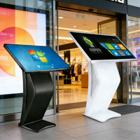 Kiosque d'information sur pied avec écran tactile LCD 43 pouces tout-en-un