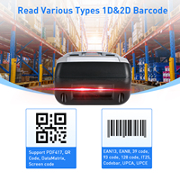 Dispositivo de Escaneo Portátil JR RF4000, Venta al Por Mayor de Fábrica, 1400mAh, Precio al Por Mayor, Lector de Códigos QR Inalámbrico para Inventario y Punto de Venta