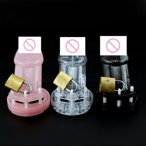 プレミアム男性貞操帯 BDSMツール プラスチック製鳥かご 誘惑と拒絶 健康管理 大人向け商品 - Product Image 3