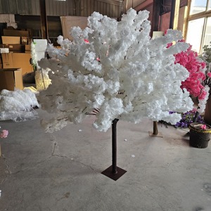 ต้นเชอร์รี่ประดิษฐ์สีขาว B0301 พร้อมกิ่งก้านห้อยสำหรับตกแต่งโต๊ะกลางงานแต่งงานและงานปาร์ตี้ - Product Image 4