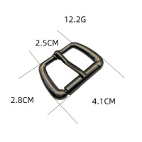Boucle trapézoïdale en alliage de zinc 43, boucle de ceinture à rouleau de 25 mm, boucle de connexion pour bandoulière de sac - Accessoires pour sacs