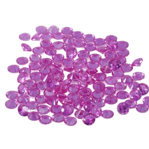 Cadermay Rose Red Zircon Loose Stones Round 2 3mm For Jewelry Making - Product Image 5