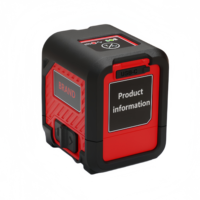 Niveau laser croisé LS-T6G avec batterie au lithium intégrée, outil professionnel