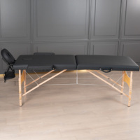 Table pliable moderne portable à 2 sections pour le traitement de salon Spa beauté en gros lit de massage professionnel de haute qualité
