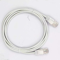 Câbles de raccordement CAT5e/CAT6/CAT7 UTP/FTP/SFTP CCA personnalisés en gros, contacts plaqués or RJ45, certifiés CE pour les centres de données des FAI et les hôtels