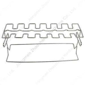ตะแกรงย่างขาไก่สแตนเลส 36X13X16 ซม. รูปทรงสี่เหลี่ยมผืนผ้า สำหรับทำบาร์บีคิว อบ และย่าง - Product Image 2