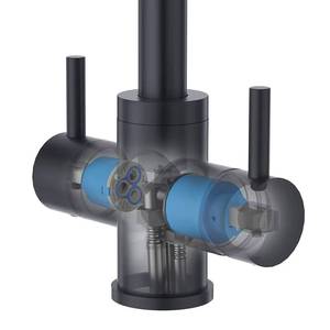 ก๊อกน้ำห้องครัวดีไซน์คลาสสิคสมัยใหม่ 1 หัวจ่าย วาล์วเซรามิก สแตนเลส ติดตั้งบนเคาน์เตอร์ ติดตั้งง่าย น้ำดื่มสะอาด - Product Image 4