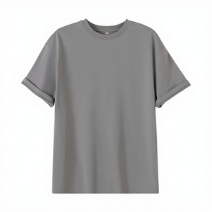 เสื้อยืดคอกลมผู้ชาย พรีเมียม ผ้าฝ้ายเจอร์ซีย์ 100% สีพื้น พิมพ์โลโก้ได้ เป็นมิตรกับสิ่งแวดล้อม แห้งเร็ว น้ำหนัก 240 กรัม ทรงโอเวอร์ไซส์ - Product Image 2
