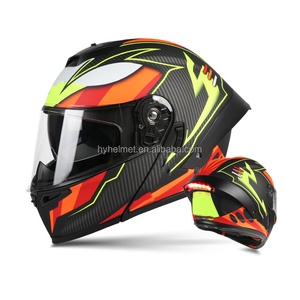 Motocicletas de motocross modulares ABS certificadas por DOT con luces LED integradas <span class=keywords><strong>Casco</strong></span> abatible de doble visera Nueva condición - Product Image 4