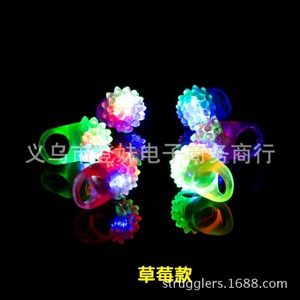 ไฟวงแหวน LED รูปสตรอว์เบอร์รี ไฟนิ้วมือ สำหรับเด็ก ของเล่นไฟประดับงานปาร์ตี้ ของขวัญ - Product Image 4
