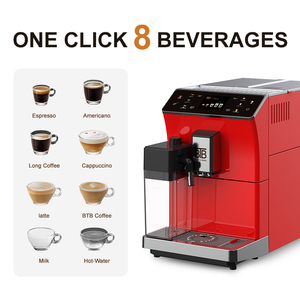 Cafetera Automática de un Solo Toque con Pantalla, 19 Bares, 110v/220v, Máquina para Hacer Cappuccino para el Hogar - Product Image 2