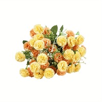 20 tiges de carnations lilas artificielles en soie, style rustique et frais, pour la décoration, la photographie, les mariages et les arrangements floraux