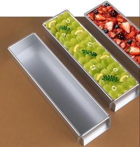 Molde Rectangular para Tiramisú, de Aluminio Grueso, Herramienta para Hornear Pasteles y Repostería, Juego Hecho a Mano para Uso en la Cocina del Hogar - Product Image 4