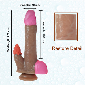 ไวเบรเตอร์<span class=keywords><strong>แบบ</strong></span> 2-in-1 ทำจากซิลิโคนเหลว รูปทรงลิ้นสำหรับผู้หญิง กระตุ้นจุดจี พร้อมรีโมทควบคุมความร้อน นุ่มนวล กันน้ำ เหมาะสำหรับคู่รัก - Product Image 3