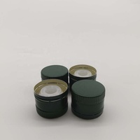 Bouchon de bouteille d'huile d'olive en aluminium 31x24mm avec bouchon intérieur, idéal pour la cuisine et l'emballage alimentaire, étanche et durable