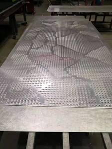 Panneaux en <span class=keywords><strong>aluminium</strong></span> perforés gravés au laser CNC avec des designs personnalisés pour les façades murales - Product Image 2