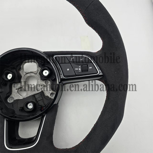Alcantara พวงมาลัยสำหรับรถ Audi A3 A4 A5 A6L A8 Q3 Q4 Q5 Q5 Q7 Q8 TT B9 - Product Image 6