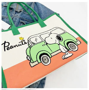 Gran oferta, bolsa <span class=keywords><strong>de</strong></span> compras <span class=keywords><strong>de</strong></span> algodón ecológica, bolsa <span class=keywords><strong>de</strong></span> lona plegable reutilizable personalizable para mujer con regalo con estampado <span class=keywords><strong>de</strong></span> logotipo - Product Image 5