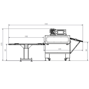 Machine d'emballage horizontale automatique pour supermarchés, pour légumes, fruits, fruits de mer et viande, avec emballage sous film étirable. - Product Image 2