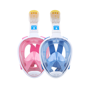 Máscara de Snorkel Completa para Niños, Hecha a Medida Profesionalmente, para Entrenamiento de Natación y Buceo con Vista Panorámica - Product Image 1