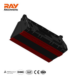 دلو متعدد الاستخدامات 4 في 1 مقاس 60 و66 و72 و84 بوصة مع حافة قطع وتركيب سريع عالمي لملحقات الجرافة الانزلاقية - Product Image 1