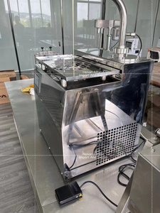 Mini máquina de fusión de chocolate de 1KW, dispensador de chocolate caliente de nueva condición y máquina de recubrimiento de fresas a la venta - Product Image 5