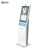 Venta caliente quiosco de autoservicio de hospital personalizado registro de pacientes e información quiosco de escaneo función SDK de pie