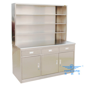 Gabinete de Tratamiento de Acero Inoxidable Yu Pengfei 304 con Cajones y Puertas para Uso Hospitalario - Product Image 1