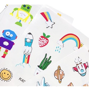 Autocollants de tatouage temporaires pour enfants, brillants dans le noir, dessins animés dinosaures licornes, imperméables, pour enfants, vente en gros, personnalisables - Product Image 5