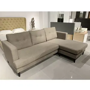 NOVA LNSK019 Set Sofa 5 Tempat Duduk, Desain Terbaru Kualitas Terbaik, Set Sofa Sudut Kain untuk Ruang Tamu