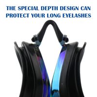 Nouveauté - Lunettes de natation avec verres incurvés anti-buée et protection UV, conçues pour une vision large, couleurs personnalisées