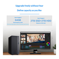 Nueva Computadora de Escritorio ASUS Dawn 6X de Cuatro Núcleos, Económica, para Oficina en Casa y Aprendizaje, con I3-14100, 8GB de RAM, 512G SSD, Enchufe Estadounidense