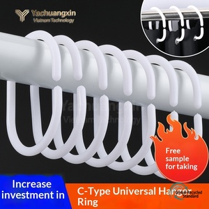 Fastener Clip Factory Wholesale Electric Curtain Track Accessories, Side Top Wall <b>Brackets</b>, Fastener clip - Product Image 5