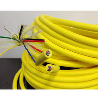 Câble de liaison ROV en fibre optique monomode à flottabilité nulle avec alimentation par fil de cuivre pour véhicule sous-marin, drone, caméra