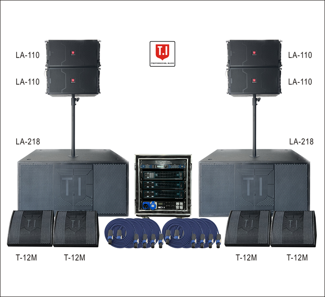 Professional Single 10 Inch Dj Equipment Two Way Concert Stage Audio Line Array Speakers for Sale