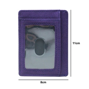 Boshiho Hot Sell Customized Logo <b>RFID</b> <b>Blocking</b> Slim Card Holder Bifold Vegan Card Holder Eco Friendly <b>Wallet</b> Recycle Card Holder - Product Image 5