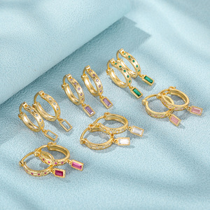 Pendientes de Plata de Ley S925 con Circonita - Product Image 3