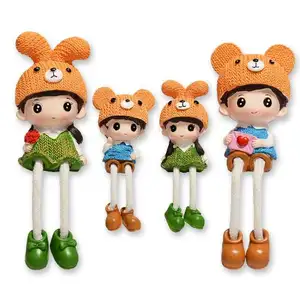 Cartoon couple pendant doll home decoration resin artifact