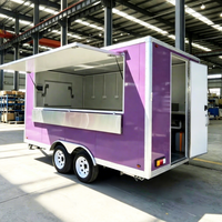 Camion de cuisine mobile complet pour la vente de panini, de nourriture italienne et de café en rue