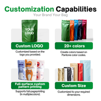 Bolsas de Mylar Laminadas de PE/Aluminio Reciclables con Impresión Personalizada para Chips de Plátano Comestibles, Bolsas Resellables con Base para Alimentos para Mascotas